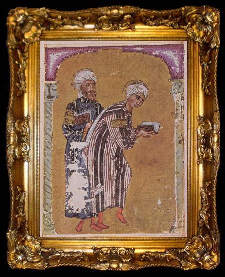 framed  Byzantine Painter Dioscorides and his disciples, ta009-2